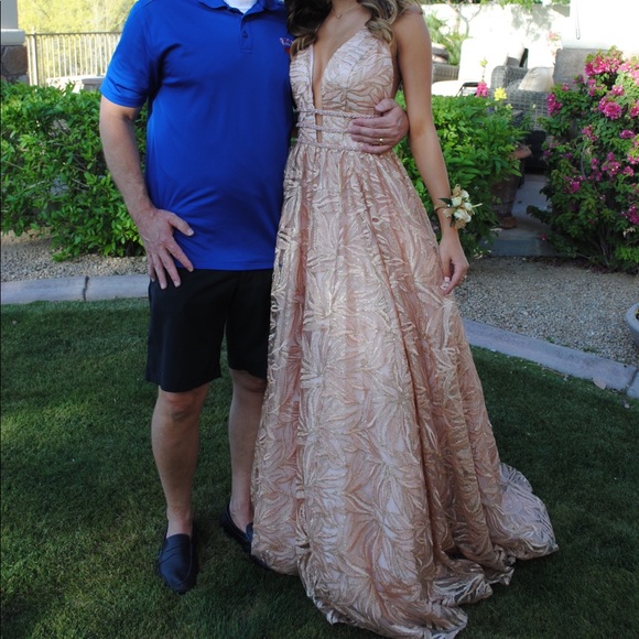 Jovani rose gold prom dress - Picture 8 of 8